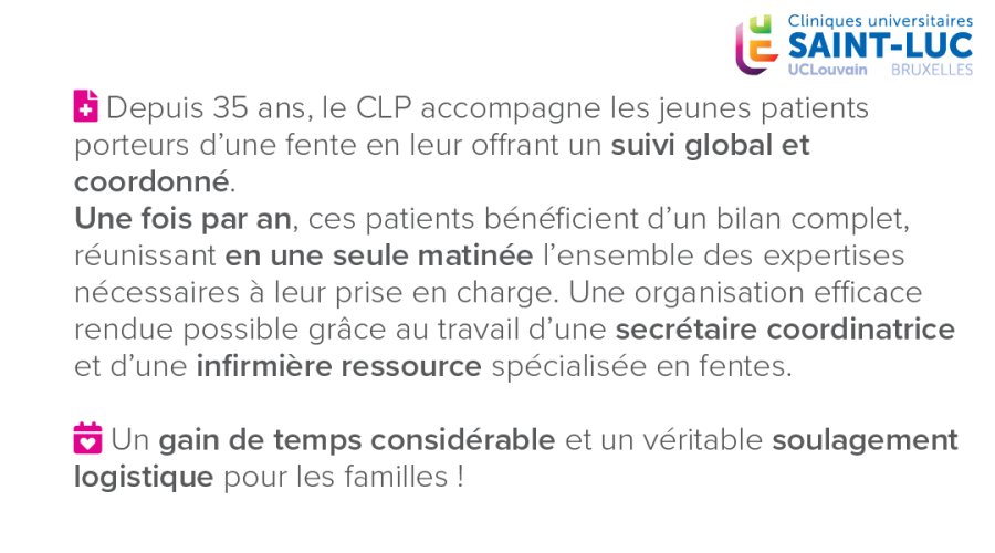 présentation du centre labio-palatin