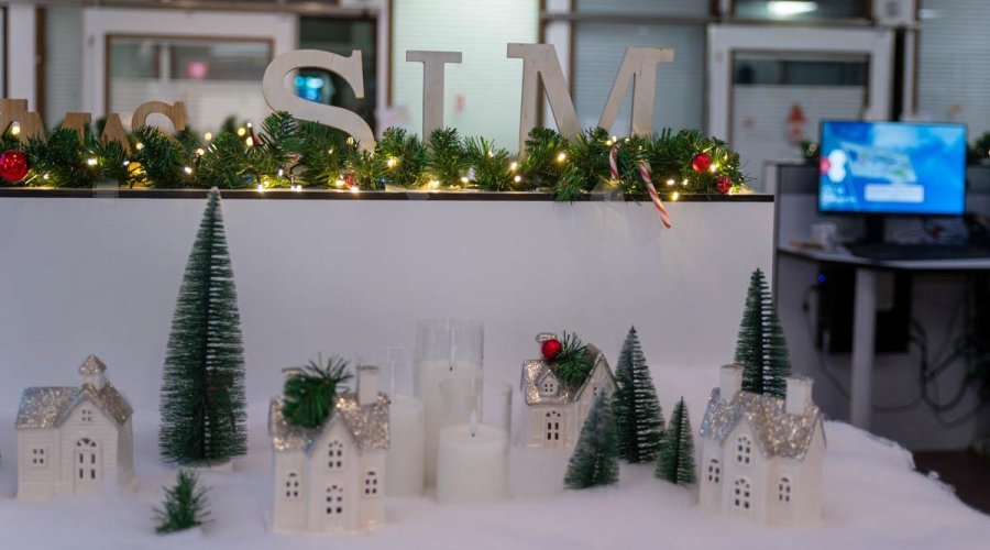 Décoration de Noël aux soins intensifs M