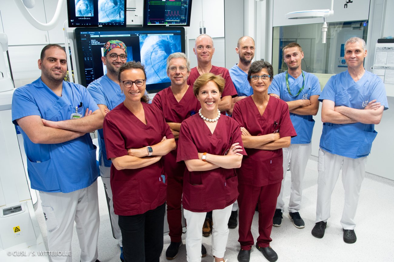 Equipe de cardiologie interventionnelle