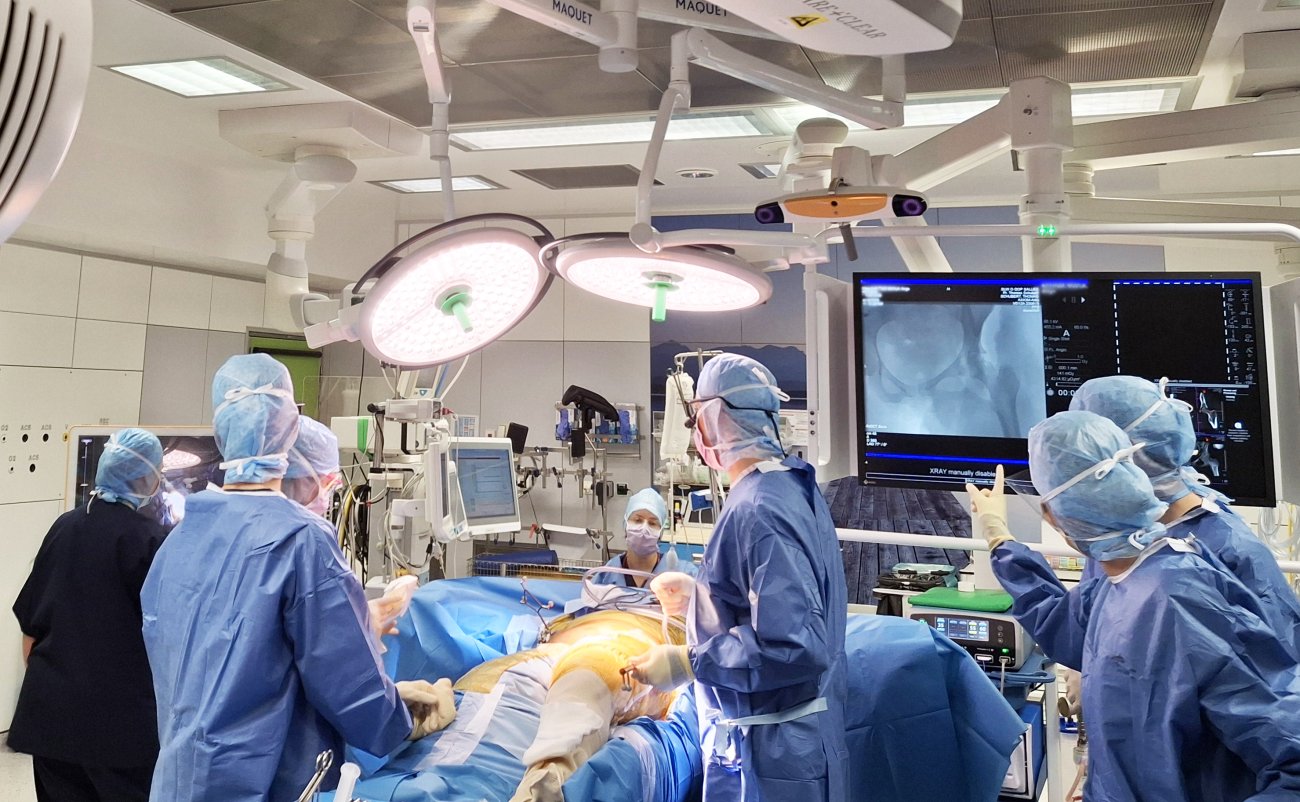 Opération d'un sarcome