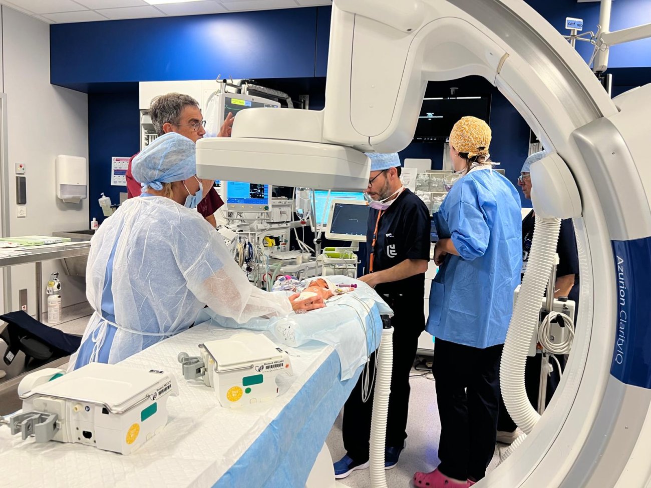 Procédure de cardiologie pédiatrique