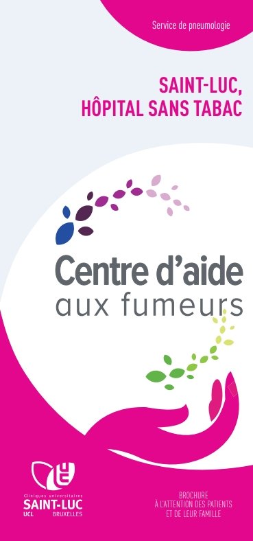 Le centre d'aide aux fumeurs (Saint-Luc, hôpital sans tabac)