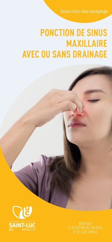 Ponction de sinus maxillaire avec ou sans drainage