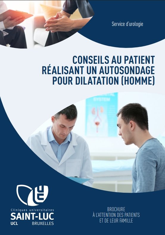 Conseils au patient réalisant un autosondage pour dilatation