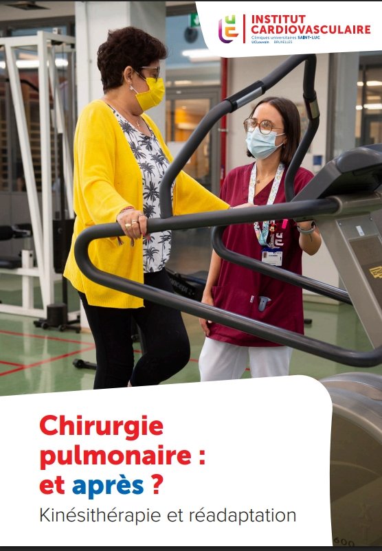 Chirurgie pulmonaire : et après ? Kinésithérapie et réadaptation