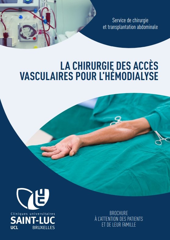 La chirurgie des accès vasculaires pour l'hémodialyse