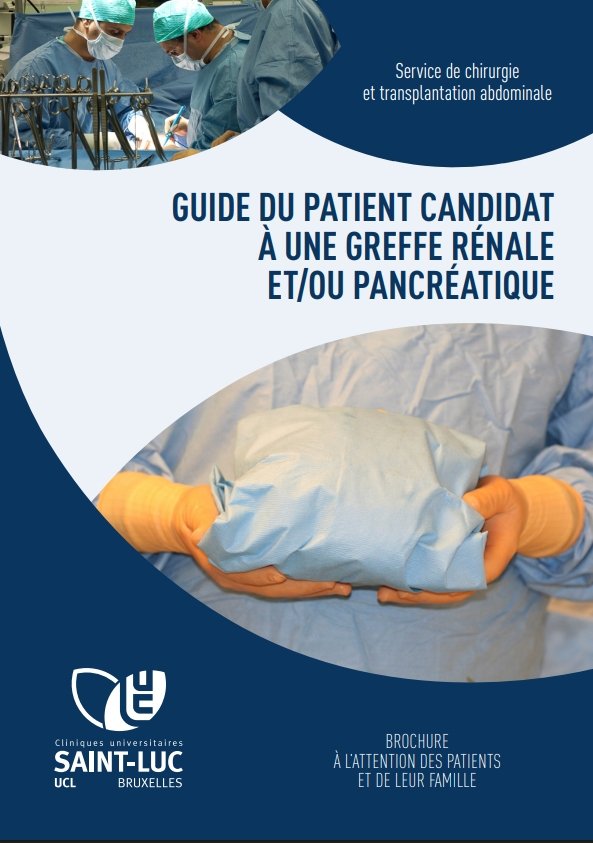 Guide du patient candidat à une greffe rénale