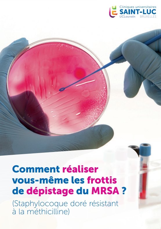 Comment réaliser vous-même les frottis de dépistage du MRSA ?