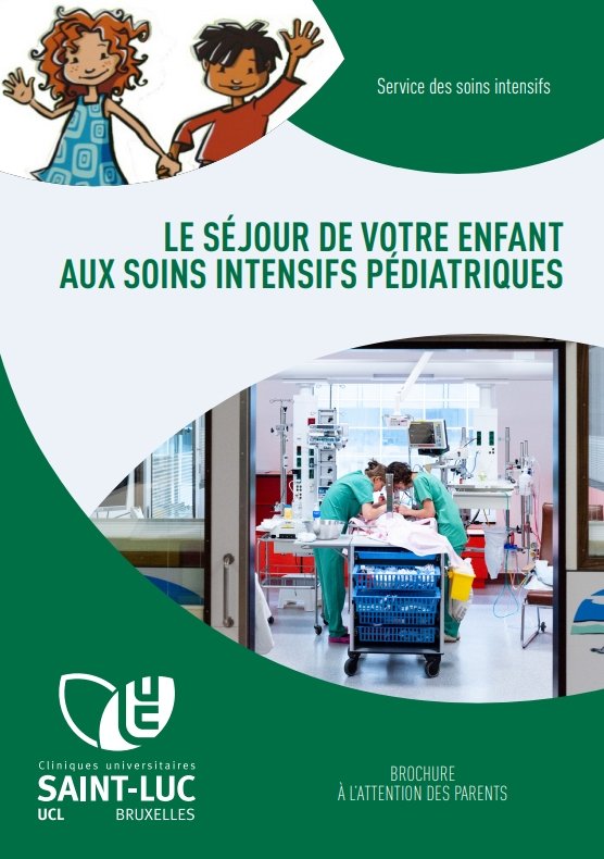 Le séjour de votre enfant aux Soins intensifs pédiatriques