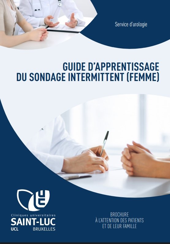 Guide d'apprentissage du sondage intermittent (femme)