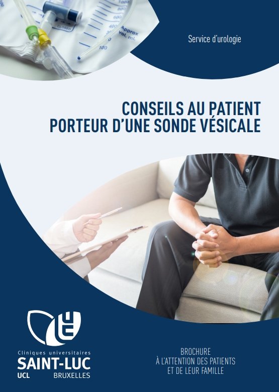 Conseils au patient porteur d'une sonde vésicale