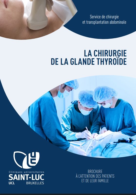 La chirurgie de la glande thyroïde