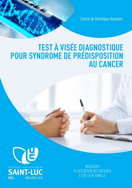 Test à visée diagnostique pour prédisposition au cancer